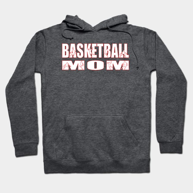 Basketball MOM Hoodie by Family of siblings